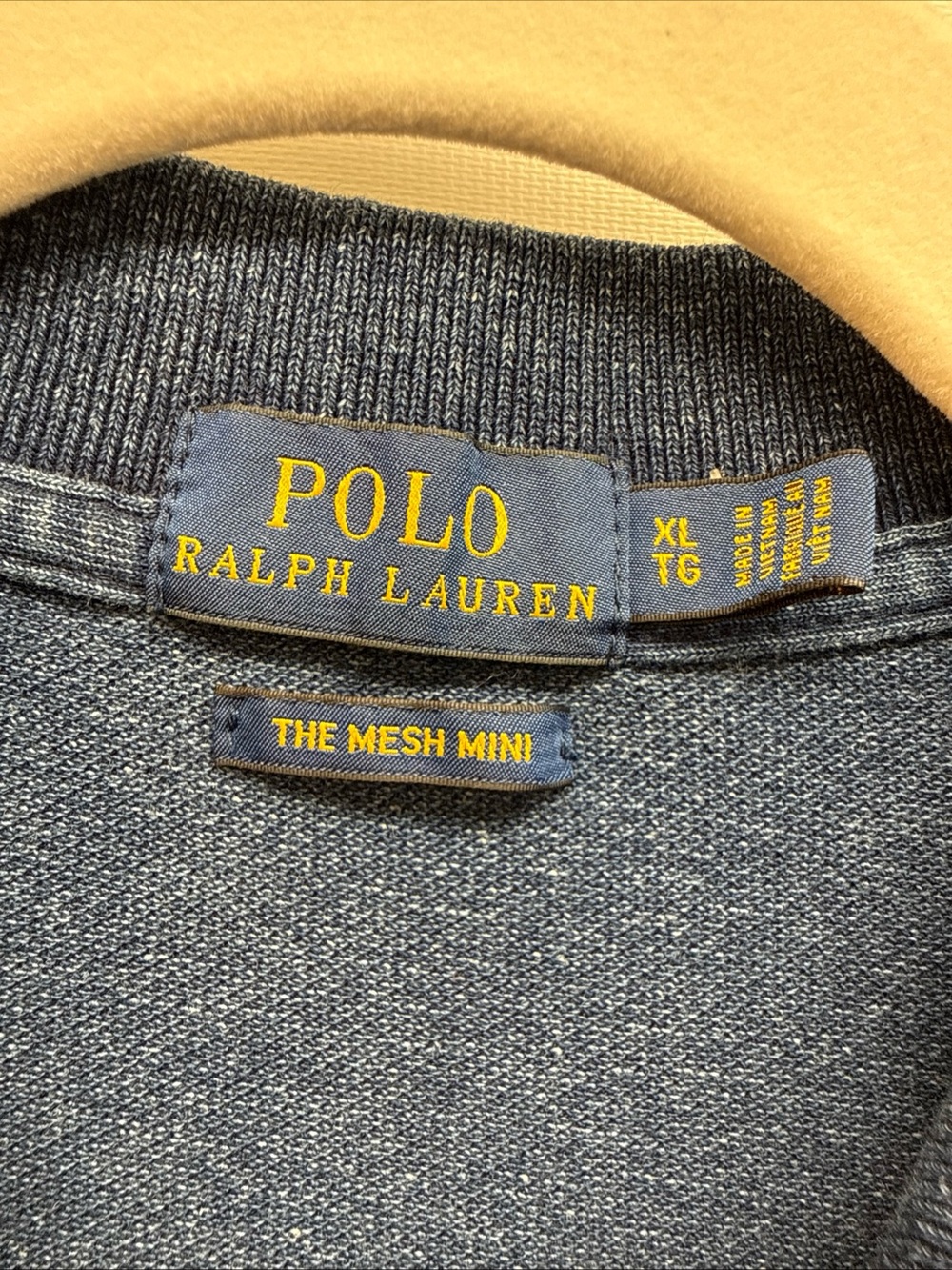 Polo Ralph Lauren The Mesh Mini Shirt Dress Sz XL Golf Tennis Sport Navy Blue - Picture 4 of 13